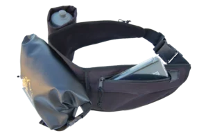 Moto ledvinka enduro cestování – detail levé kapsy