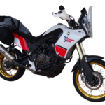 Podkova 70l Adventure Extrém – sedlový cestovní vak na motorku s vnitřními vaky, barvy: písková, šedá, černá. 1