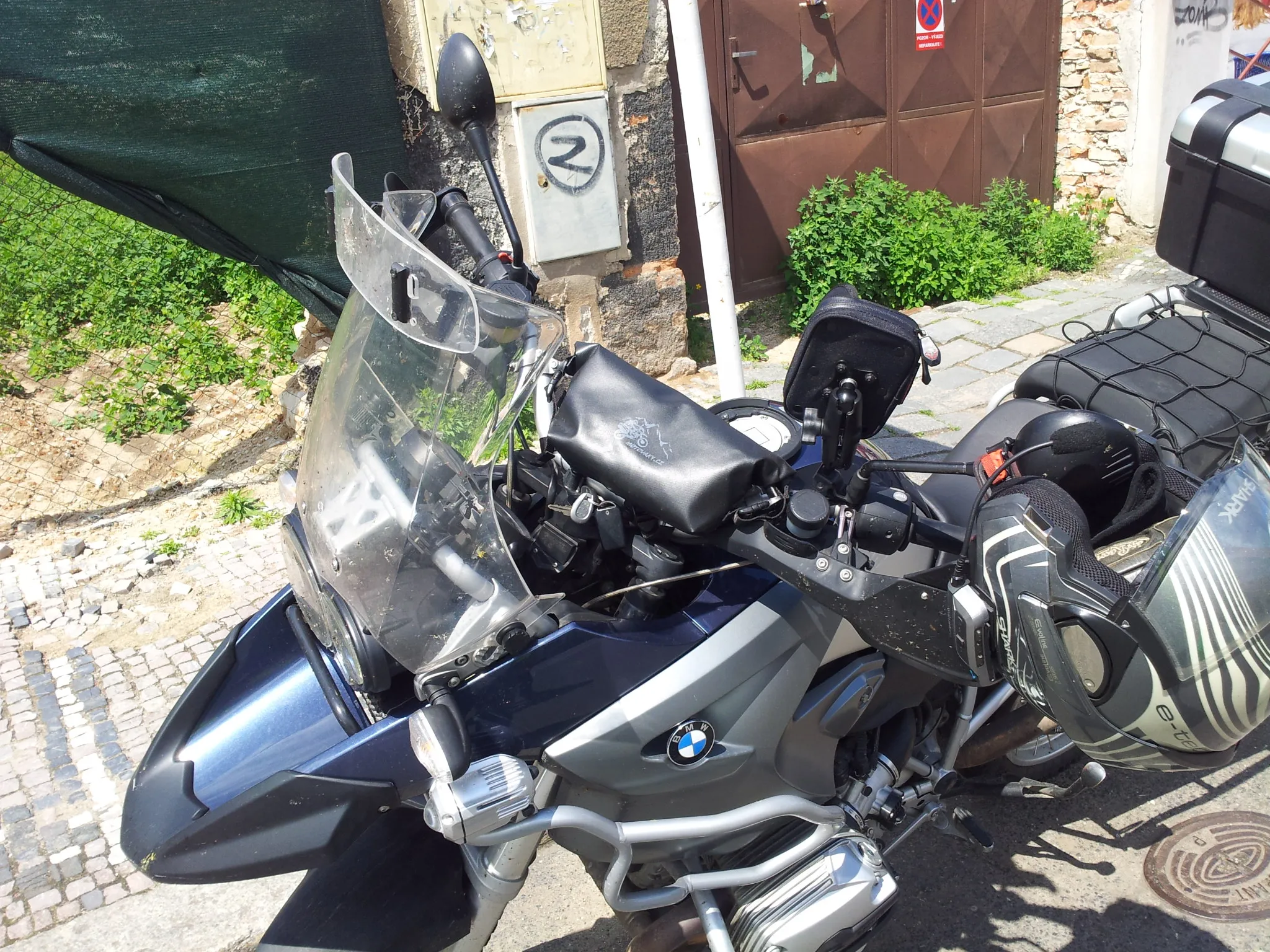 Brašna na řídítka na motorku