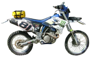 Brašna na nosič na motorku Barva černo-žlutá nebo pískovo-černá| materiál Polymar