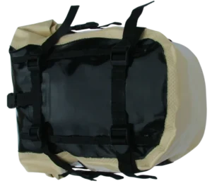 Brašna na nosič na motorku Polymar – zadní pohled