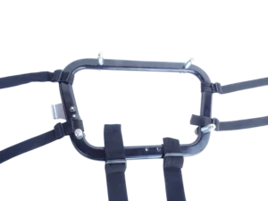 Explorer boční vaky na motorku – detail upnutí na rámeček