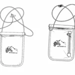 Vodotěsný vak na krk s kapsou na karty nebo Vodotěsný vak na krk 1