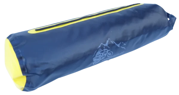 Úzký vak na stan na motorku – boční vstup černo-žlutá