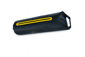 Úzký vak na stan na motorku – pohled shora