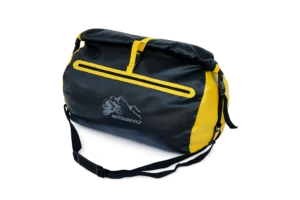 Zadní vak na motorku s horním vstupem – šikmý pohled